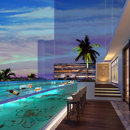 温泉酒店vi设计图形元素组合