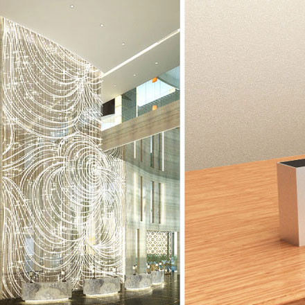 酒店标识标牌设计公司倡导材料再生艺术。