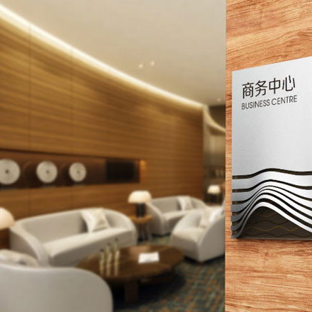 酒店标识标牌设计公司为罗马浴场酒店设计。