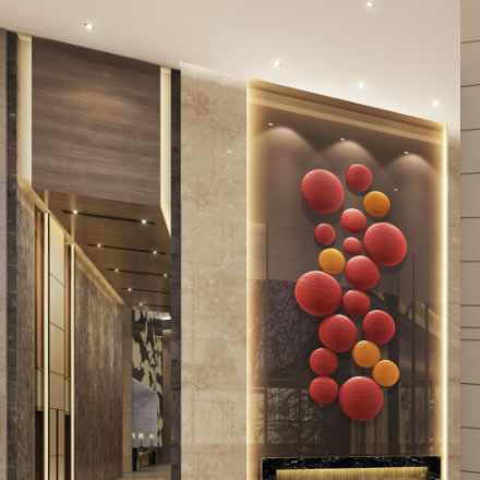 酒店形象设计公司为维京主题酒店设计。