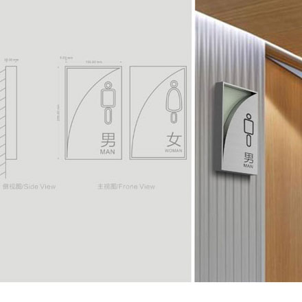 酒店标识标牌设计公司的精细化生产流程。