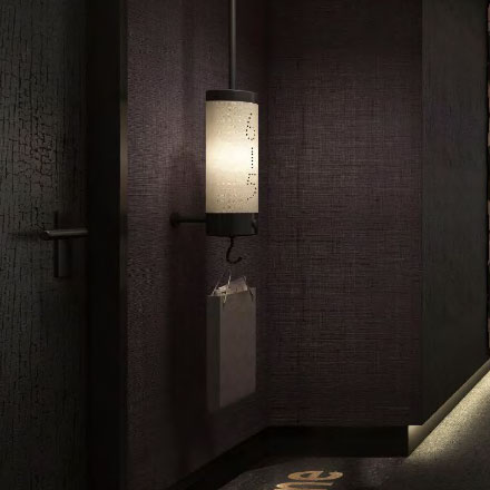 酒店标识标牌设计公司应用沙画投影标识。