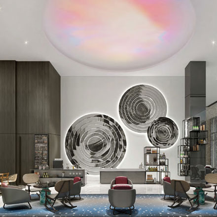 酒店标识标牌设计公司为加勒比主题酒店设计。